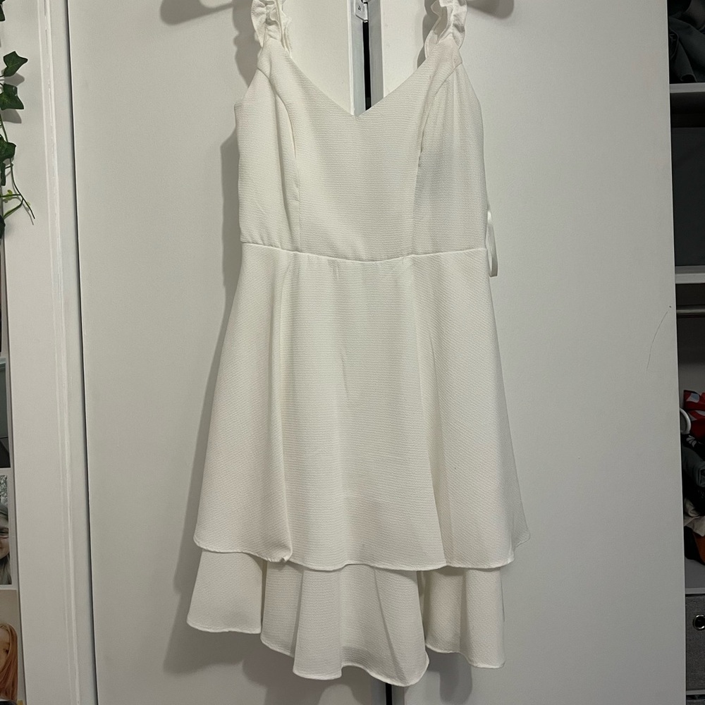 white dress